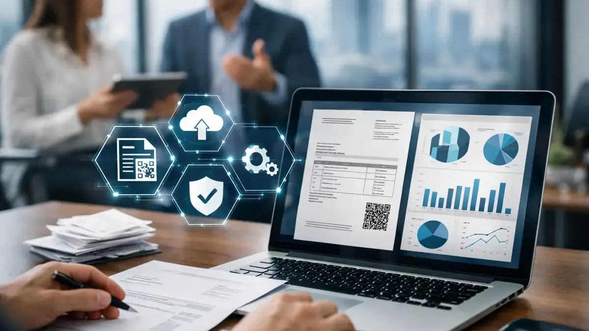 Despacho contable administrando CFDI, clientes, XML, cobranza y Descarga SAT desde una plataforma fiscal