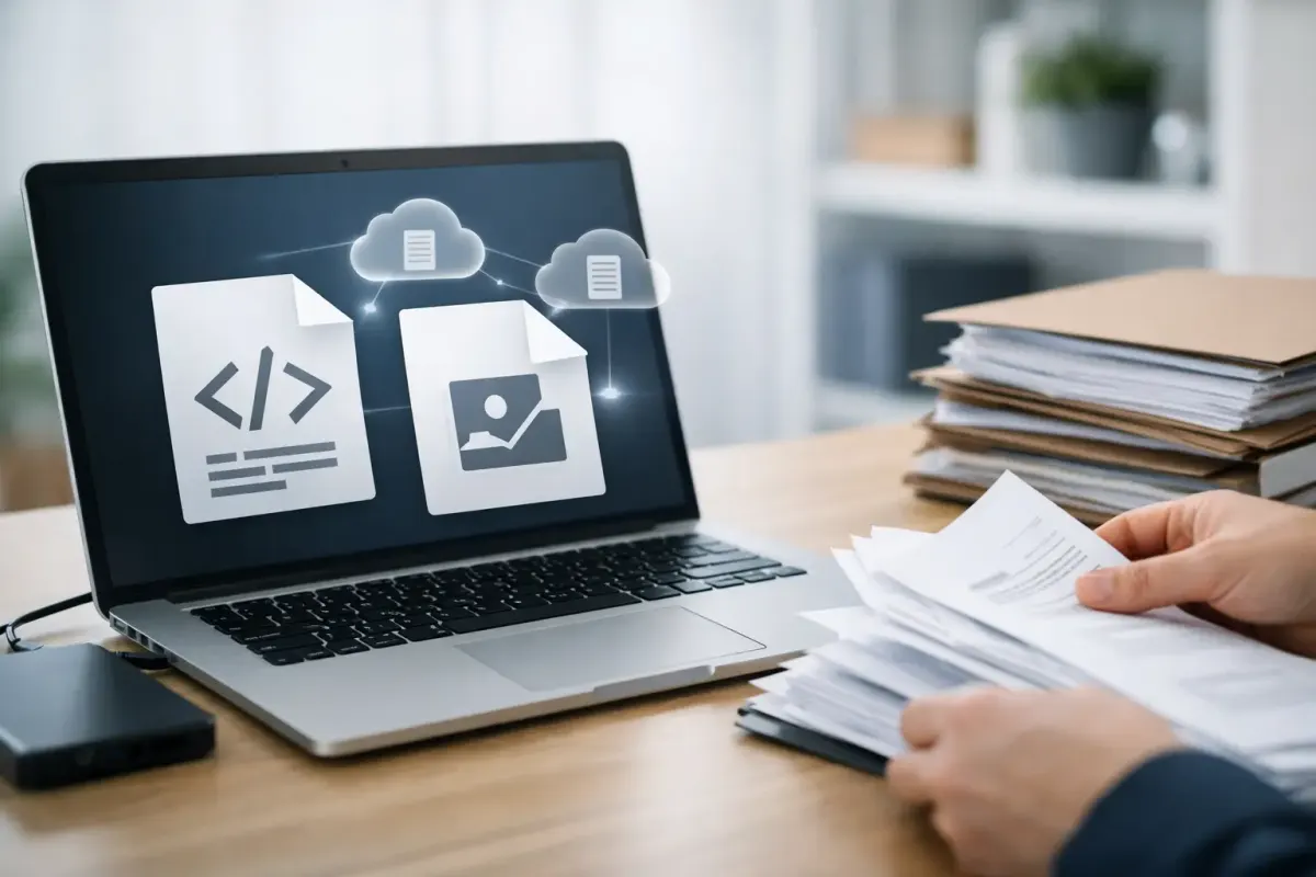 Repositorio digital organizado para resguardar XML y PDF fiscales